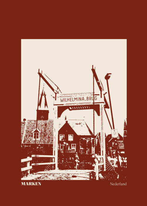 Marken - Stillorange Illustratie