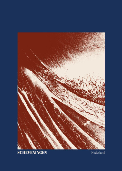 Stillorange Scheveningen poster