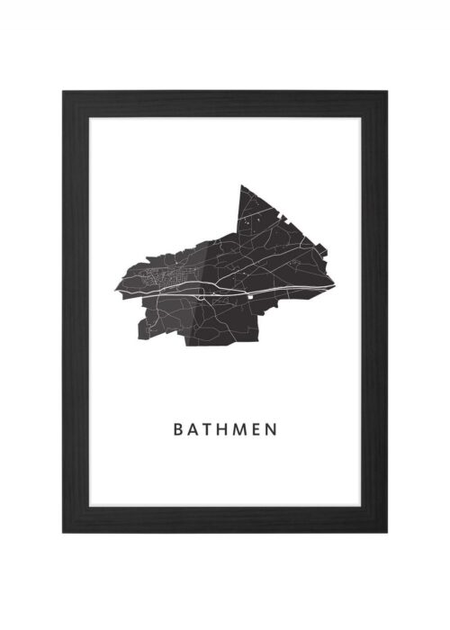 Bathmen Ingelijst in Zwart lijst Kopen | Kunst in Kaart