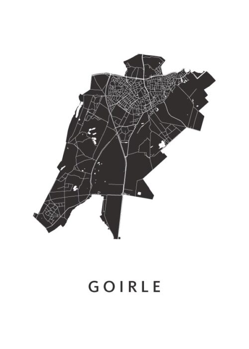 Goirle Stadskaart - White