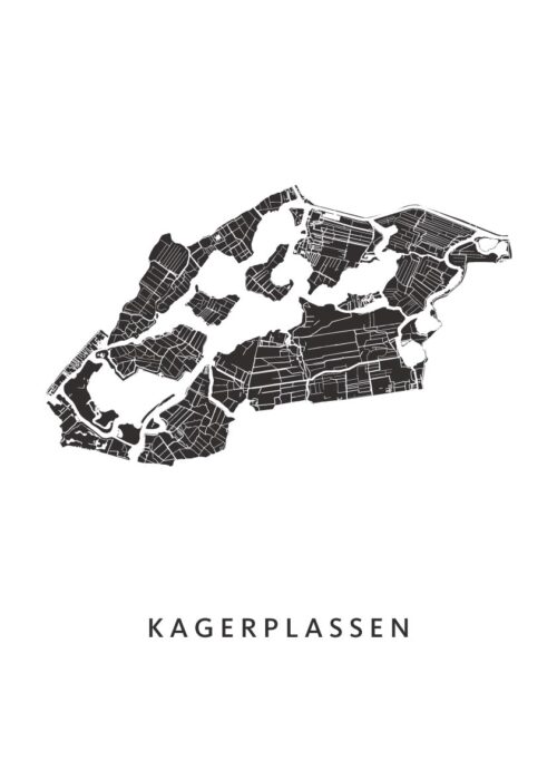 Kagerplassen Regiokaart Poster
