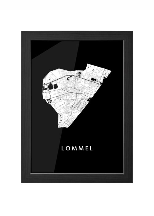 Lommel Black Ingelijst in Zwart lijst Kopen | Kunst in Kaart