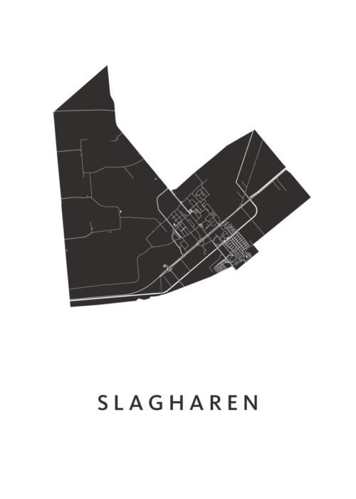Slagharen Kaart Poster
