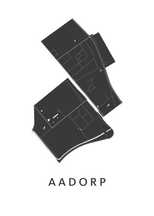 Aadorp Kaart Poster
