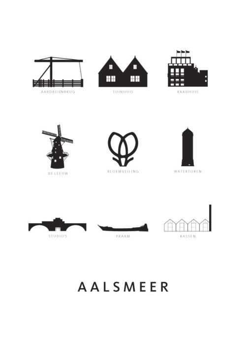 Alkmaar - Architectuur Poster