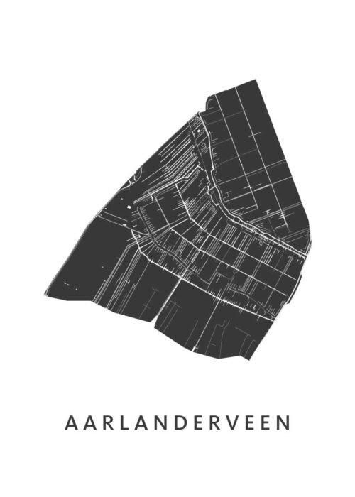Aarlanderveen Kaart Poster