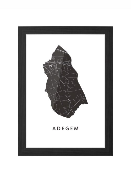 Adegem Ingelijst in Zwart lijst Kopen | Kunst in Kaart