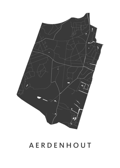Aerdenhout Kaart Poster