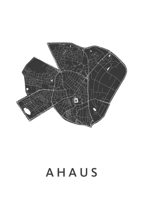 Ahaus Kaart Poster