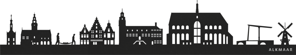 Alkmaar zwarte skyline
