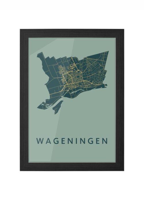 Wageningen Amazon Ingelijst in Zwart lijst Kopen | Kunst in Kaart