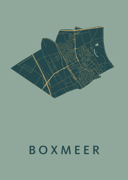 Boxmeer Amazon Stadskaart Poster Kopen