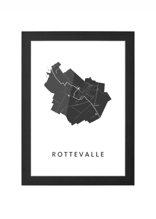 Rottevalle Ingelijst in Zwart lijst Kopen | Kunst in Kaart
