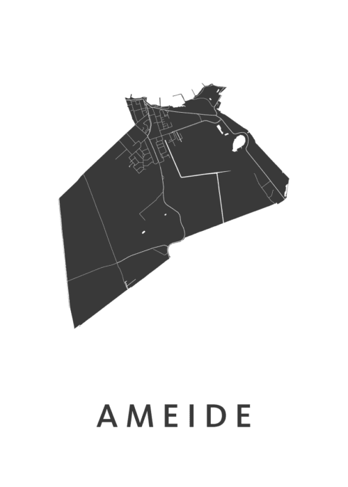 Ameide Kaart Poster