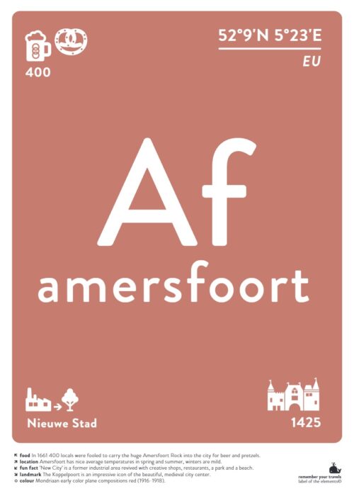 Amersfoort — Typografie Poster