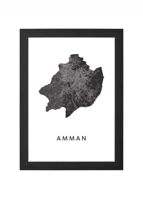 Amman Ingelijst in Zwart lijst Kopen | Kunst in Kaart