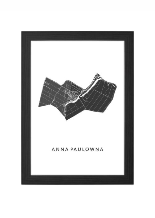 Anna Paulowna Ingelijst in Zwart lijst Kopen | Kunst in Kaart