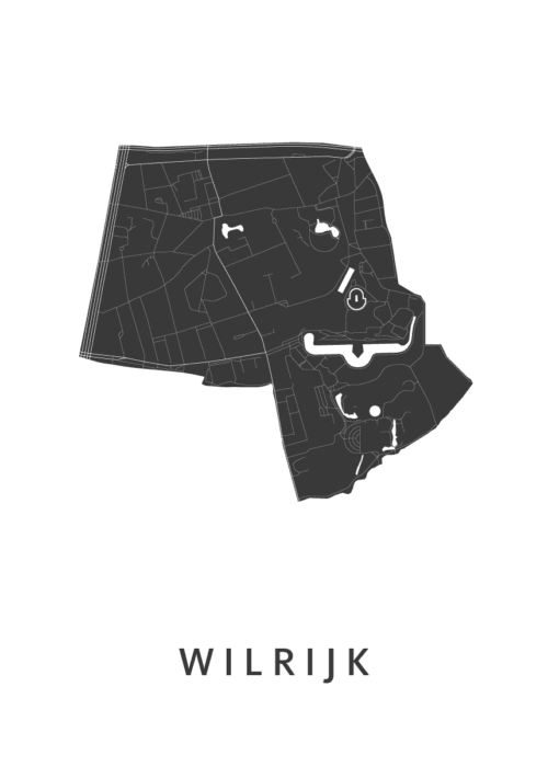 Wilrijk Kaart Poster