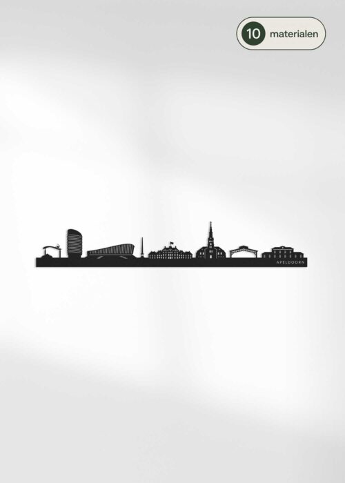 Duurzame houten skyline van Apeldoorn