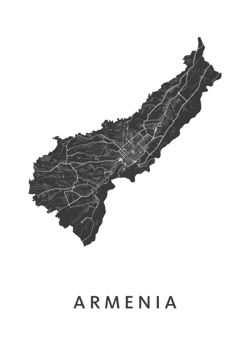 Armenia Stadskaart Poster Kopen