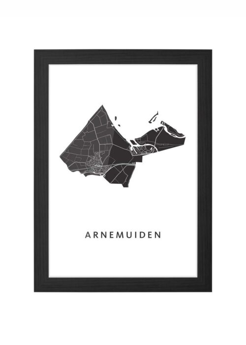 Arnemuiden Ingelijst in Zwart lijst Kopen | Kunst in Kaart