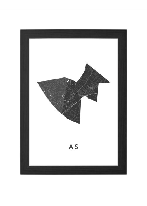As Ingelijst in Zwart lijst Kopen | Kunst in Kaart