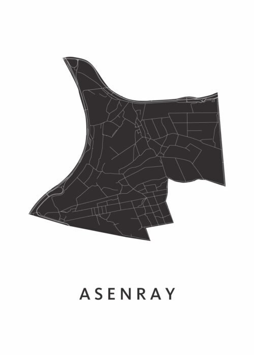 Asenray Stadskaart Poster Kopen