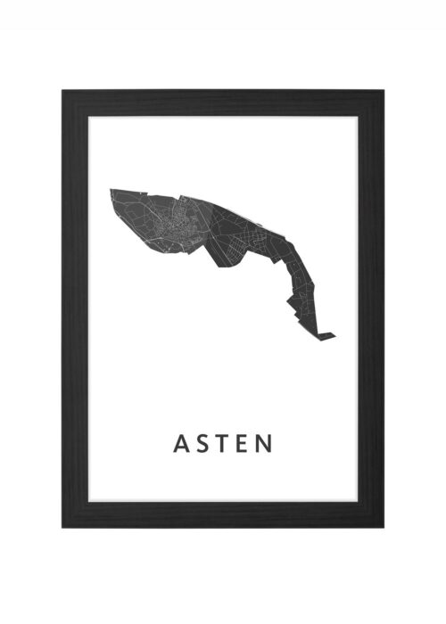 Asten Ingelijst in Zwart lijst Kopen | Kunst in Kaart