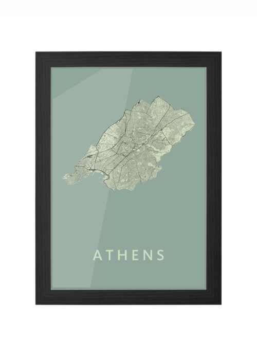 Athens Olive Ingelijst in Zwart lijst Kopen | Kunst in Kaart