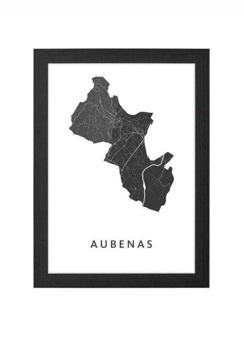 Aubenas Ingelijst in Zwart lijst Kopen | Kunst in Kaart