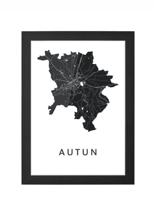 Autun Ingelijst in Zwart lijst Kopen | Kunst in Kaart