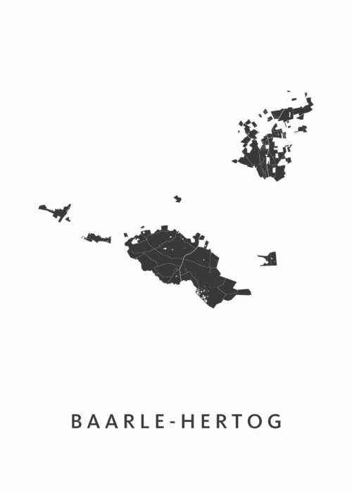Baarle-Hertog Stadskaart Poster Kopen
