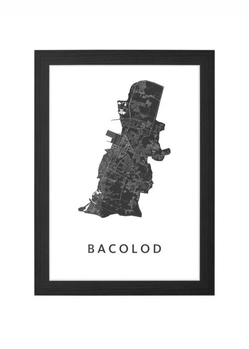 Bacolod Ingelijst in Zwart lijst Kopen | Kunst in Kaart