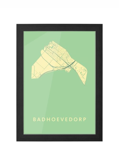 Badhoevedorp Spring Ingelijst in Zwart lijst Kopen | Kunst in Kaart