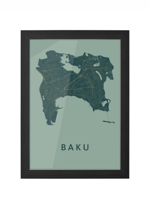 Baku Amazon Ingelijst in Zwart lijst Kopen | Kunst in Kaart