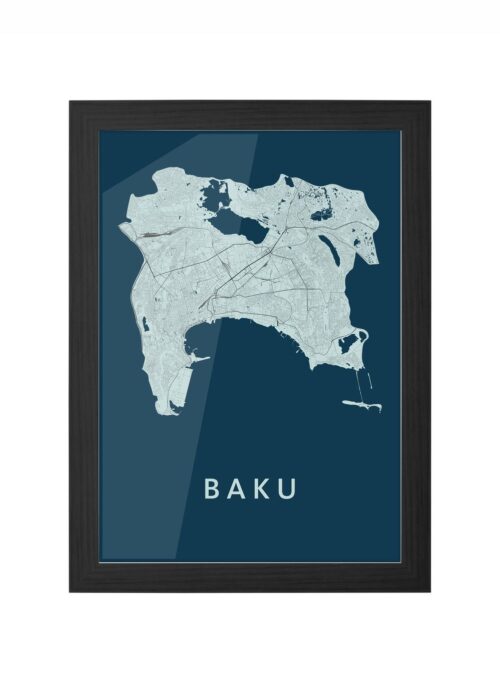 Baku Navy Ingelijst in Zwart lijst Kopen | Kunst in Kaart