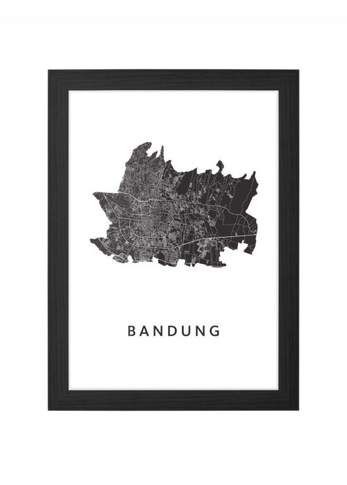 Bandung Ingelijst in Zwart lijst Kopen | Kunst in Kaart