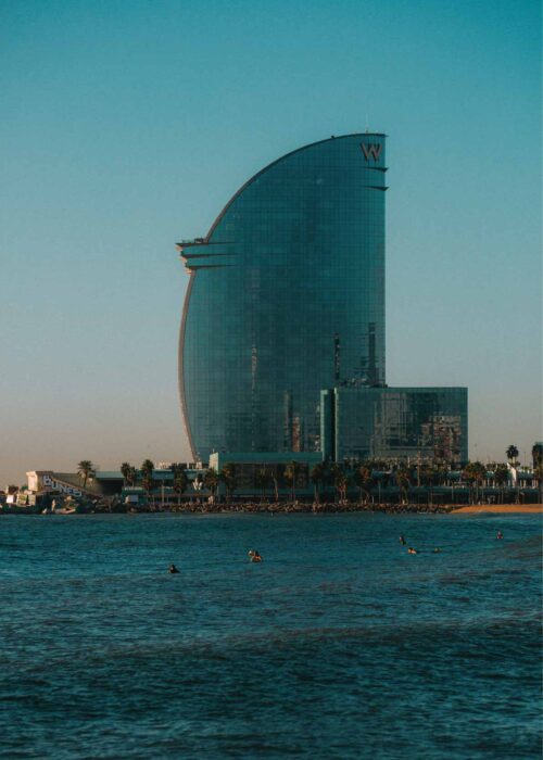 Barcelona - W — Fotografie Poster