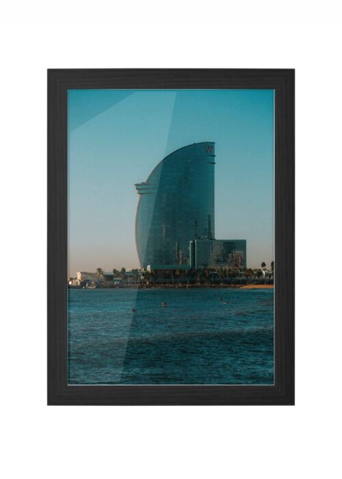 barcelona fotografie poster ingelijst in zwarte lijst