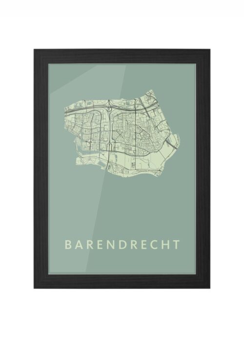 Barendrecht Olive Ingelijst in Zwart lijst Kopen | Kunst in Kaart