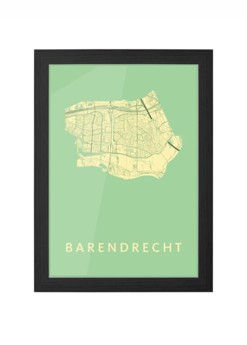 Barendrecht Spring Ingelijst in Zwart lijst Kopen | Kunst in Kaart