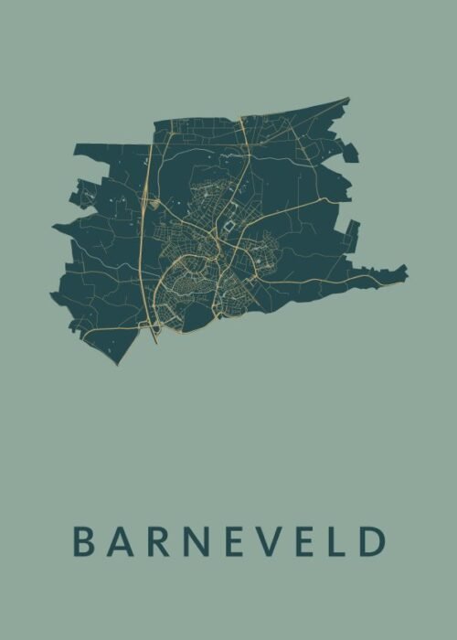 Barneveld Amazon Stadskaart Poster Kopen