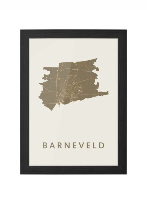 Barneveld Gold Ingelijst in Zwart lijst Kopen | Kunst in Kaart