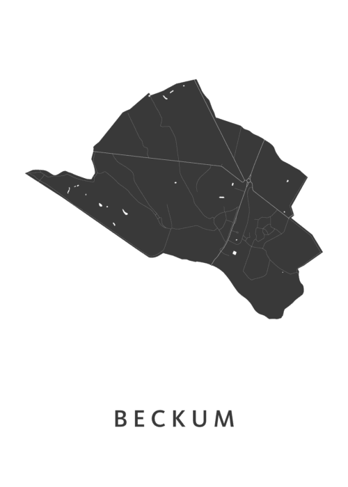 Beckum Stadskaart Poster Kopen