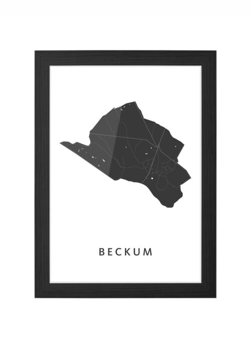Beckum Ingelijst in Zwart lijst Kopen | Kunst in Kaart