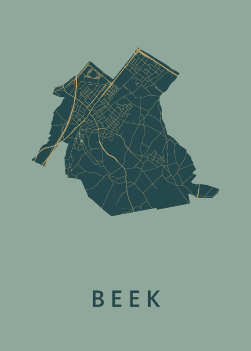 Beek Amazon Stadskaart Poster Kopen