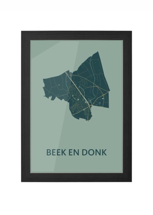 Beek en Donk Amazon Ingelijst in Zwart lijst Kopen | Kunst in Kaart