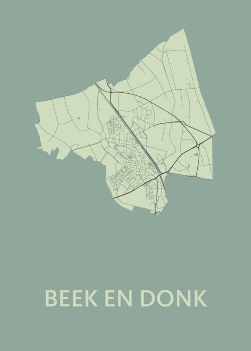 Beek en Donk Stadskaart - Olive