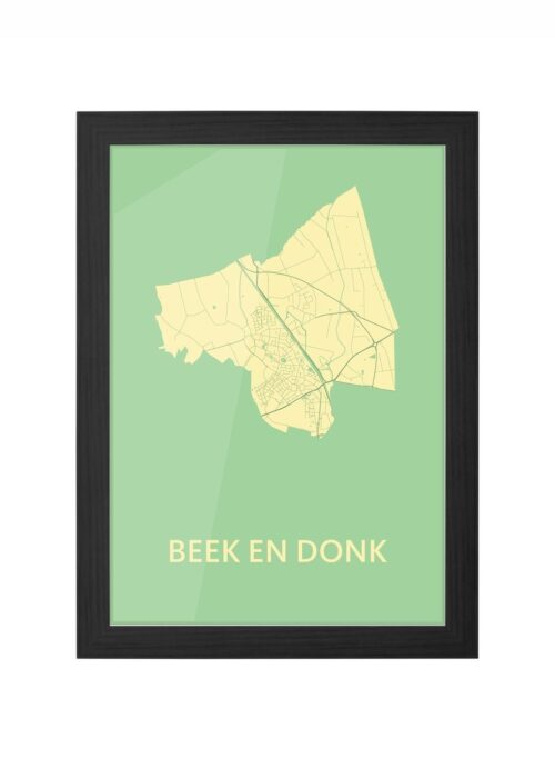 Beek en Donk Spring Ingelijst in Zwart lijst Kopen | Kunst in Kaart