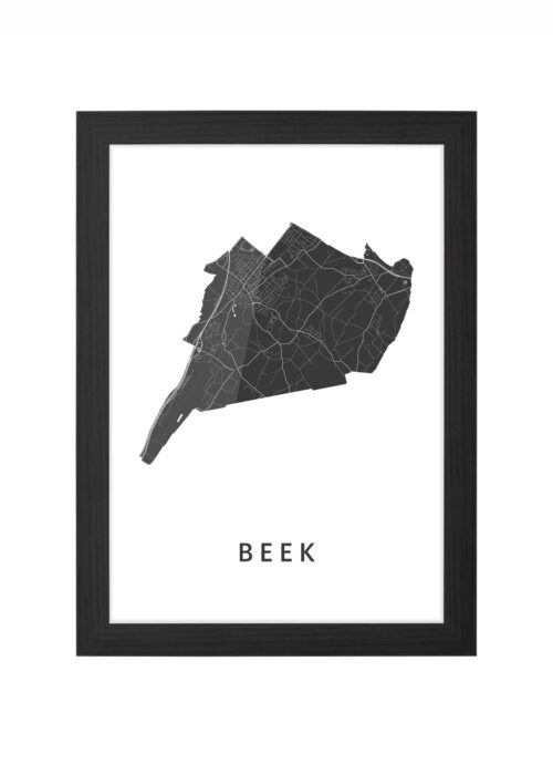 Beek (gemeente) Ingelijst in Zwart lijst Kopen | Kunst in Kaart